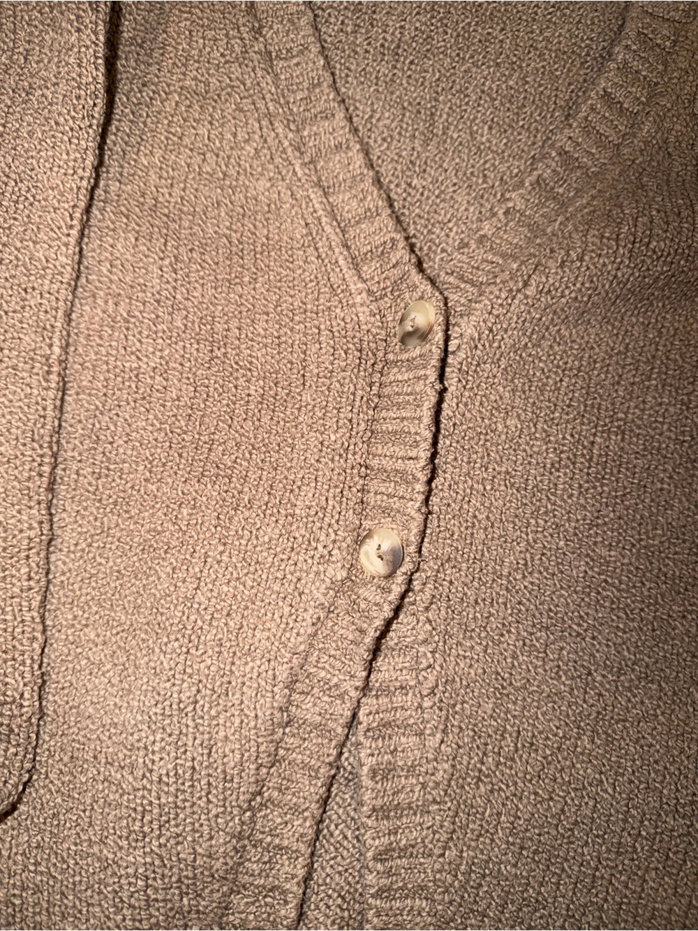 Abercrombie & Fitch Textural Cardigan in Brown Size Small - Picture 10 of 12